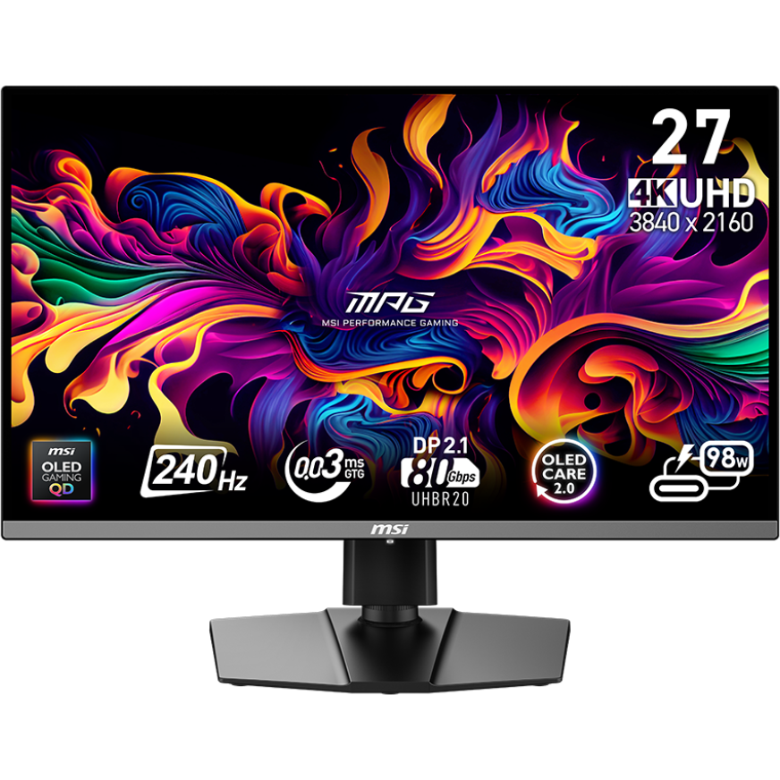 Монитор MSI 27" MPG 272URX QD-OLED - 9S6-3CD79A-068