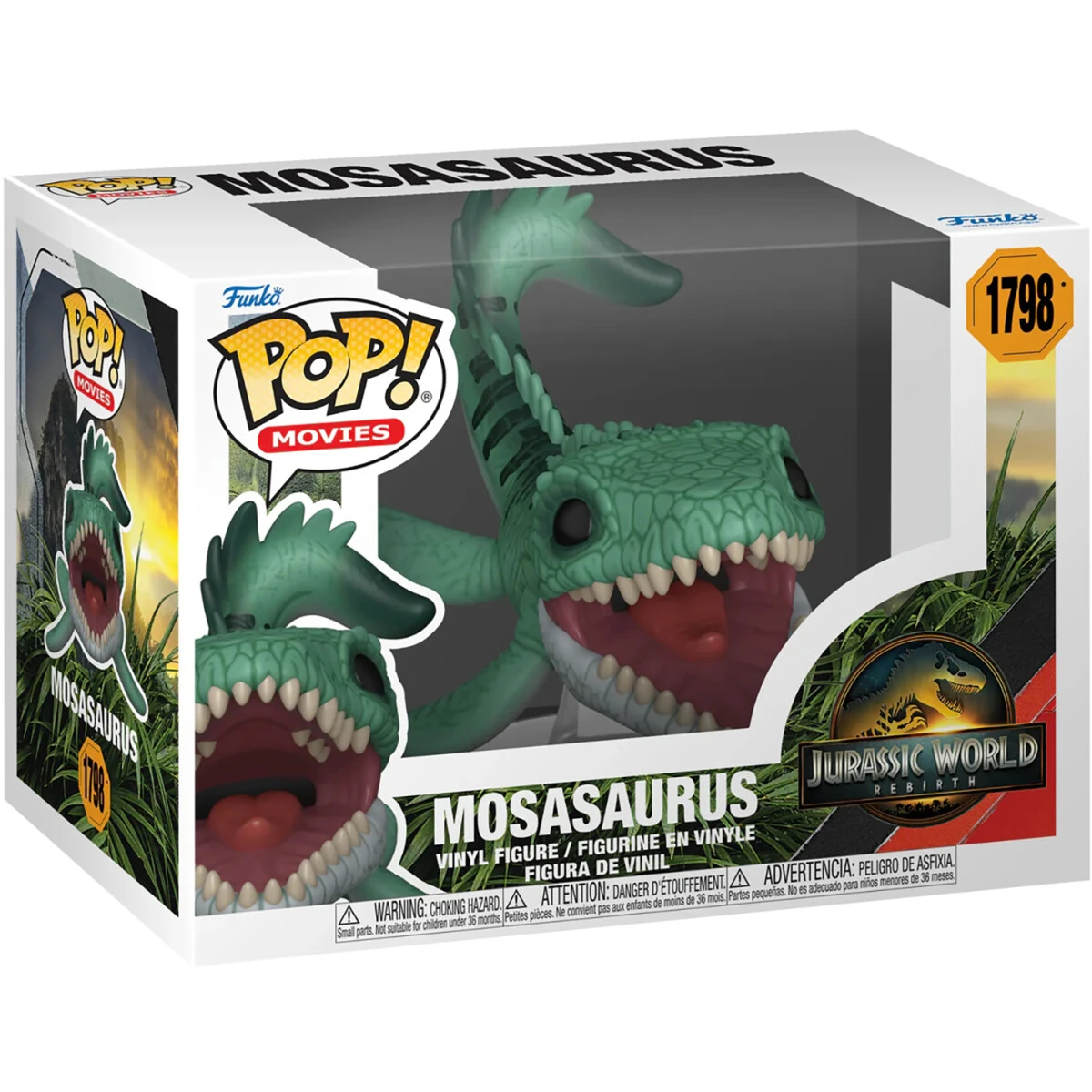 Фигурка Funko POP! Movies Jurassic World Rebirth Mosasaurus - 86659 - фото 2