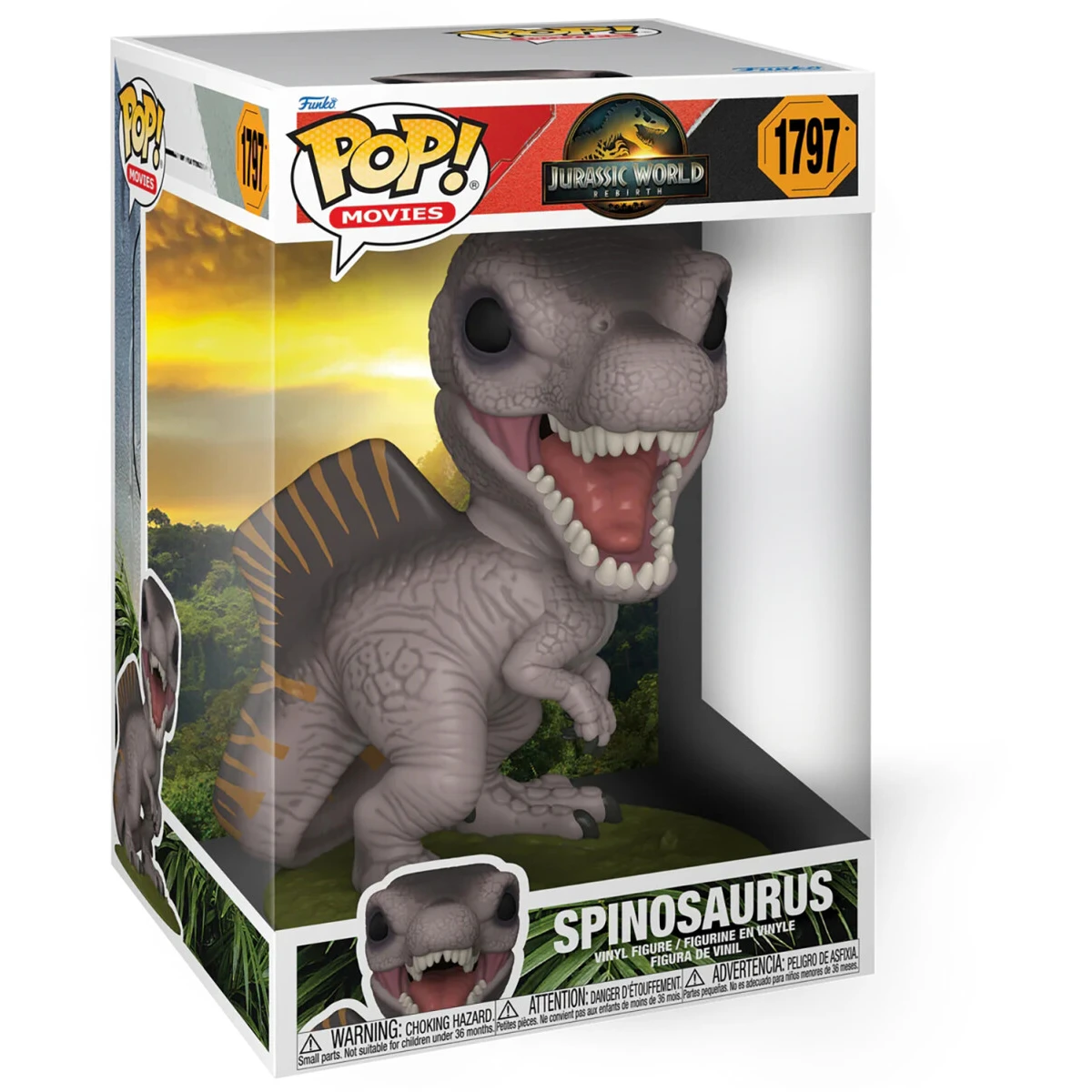 Фигурка Funko POP! Movies Jurassic World Rebirth Spinosaurus - 86655 - фото 2