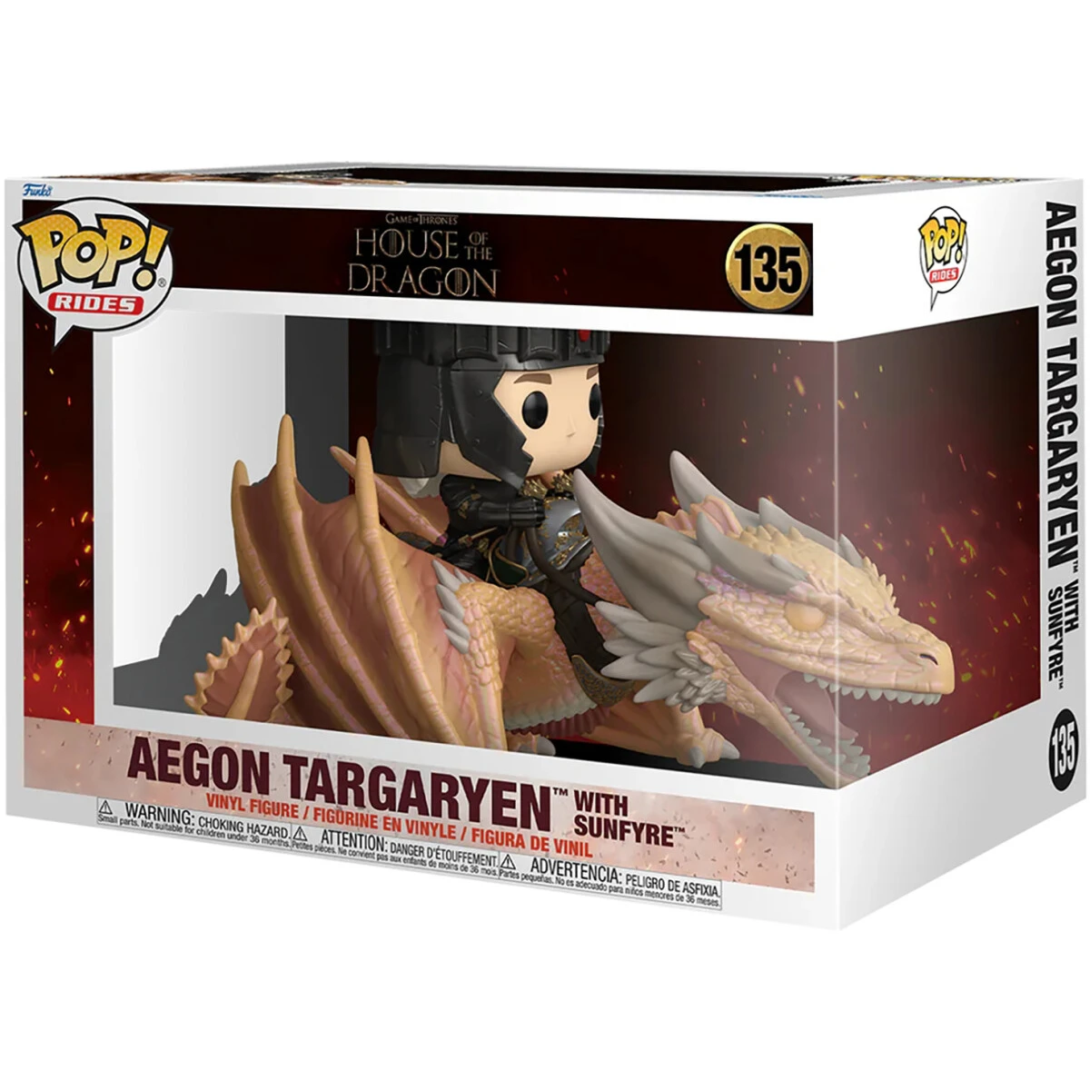 Фигурка Funko POP! Rides HOTD S4 Aegon Targaryen - 83460 - фото 2