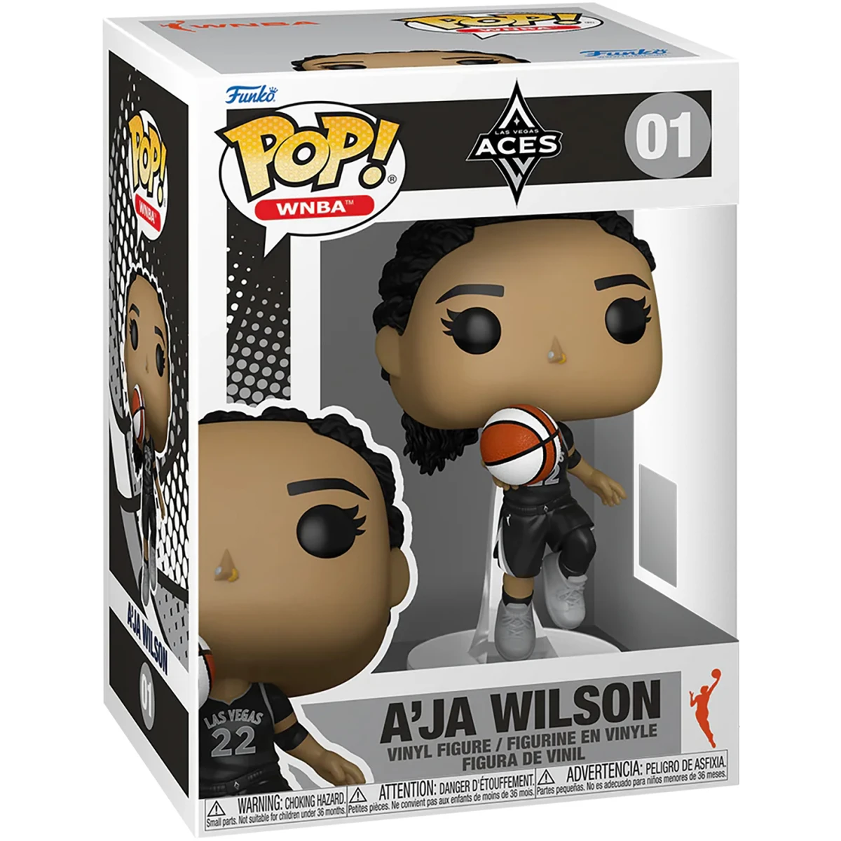 Фигурка Funko POP! WNBA Aces A'ja Wilson - 88456 - фото 2