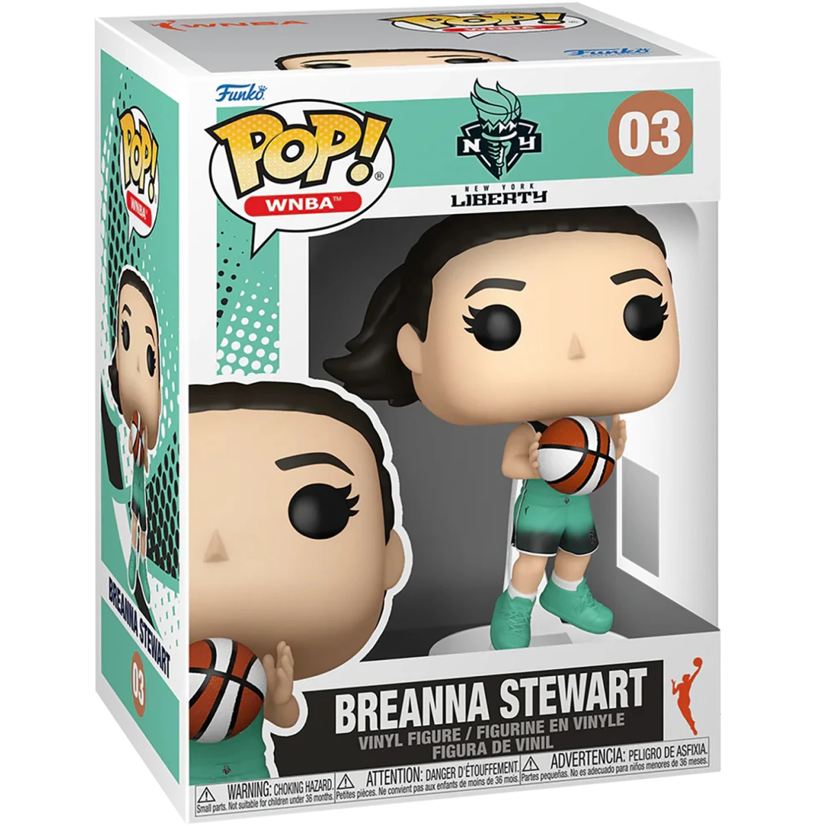 Фигурка Funko POP! WNBA Liberty Breanna Stewart - 88458 - фото 2