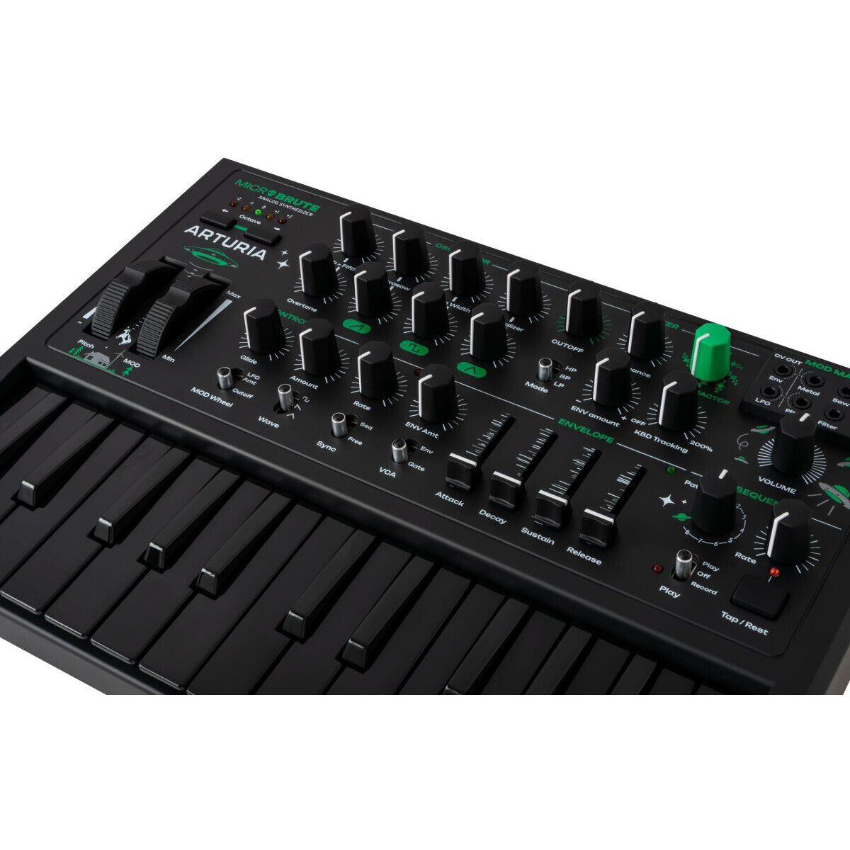 Синтезатор Arturia MicroBrute UFO Limited Edition Black - фото 7