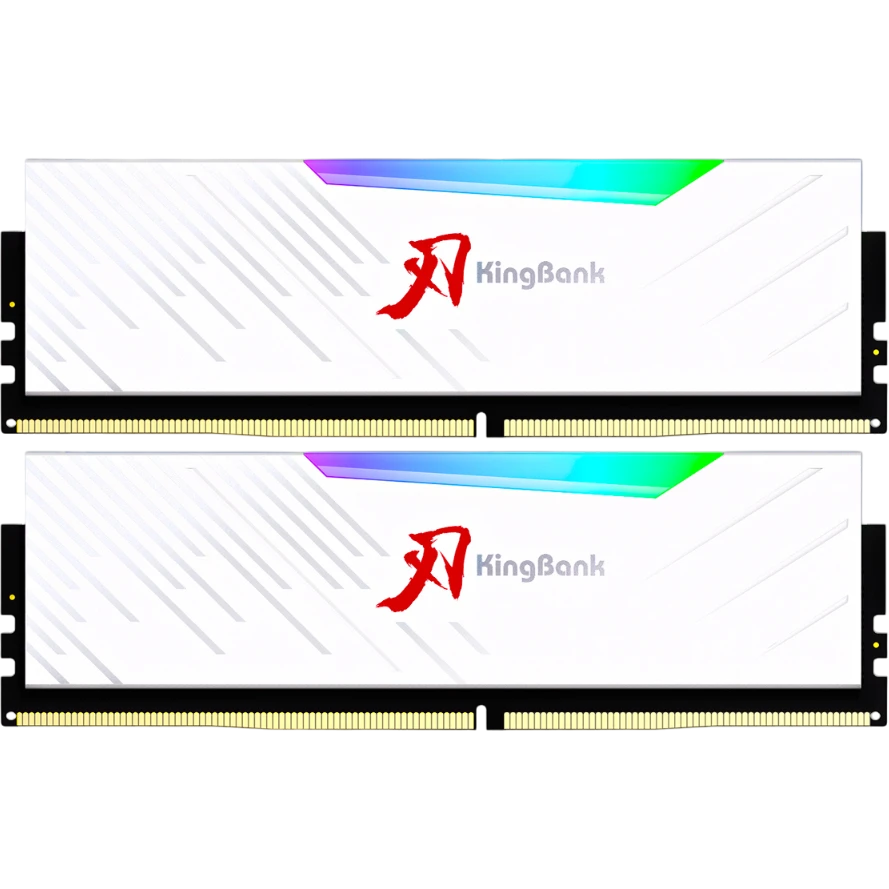 Оперативная память 32Gb DDR5 6000MHz KingBank RGB White (K5.01.FLA5ED9301) (2x16Gb KIT)