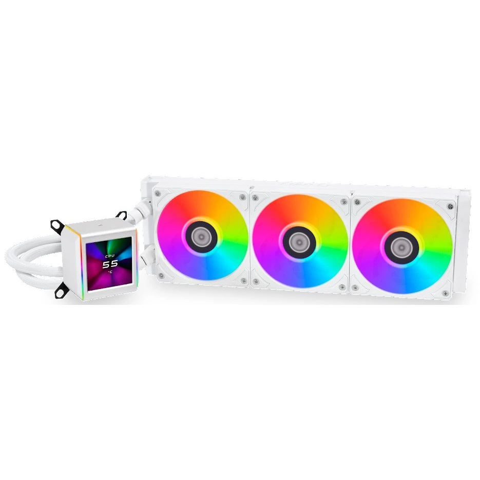 ..... Система жидкостного охлаждения Lian Li Galahad II LCD 360 White (0041) из ремонта - G89.GA2ALCD36W.(00/R0)