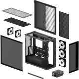 Корпус Arctic Xtender Black (ACPCC00015A)