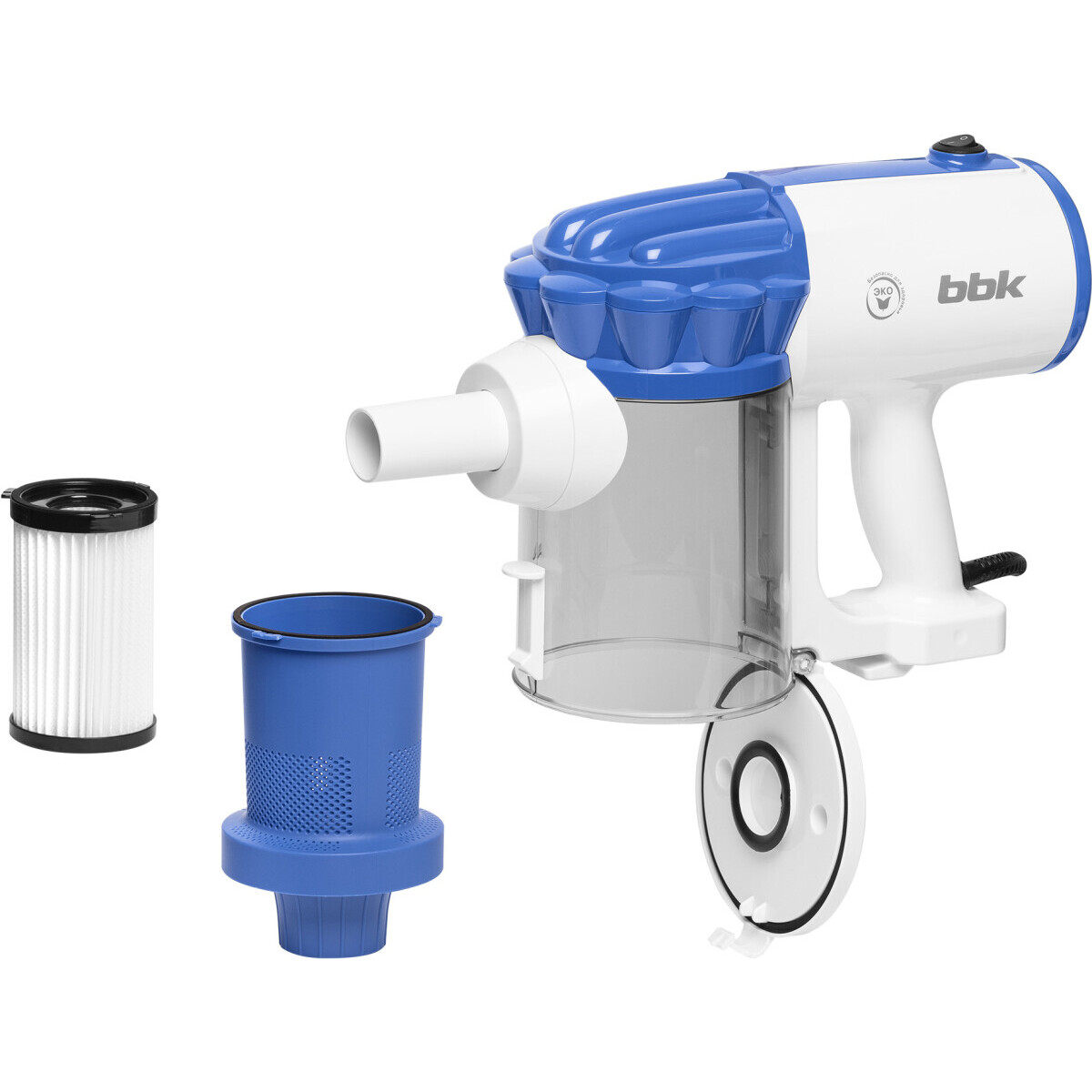 Пылесос BBK BV2512 White/Blue - фото 8