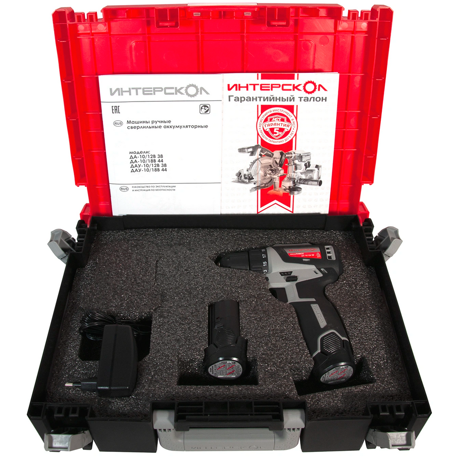 Дрель Интерскол ДА-10/12В (757.2.2.46) - фото 3