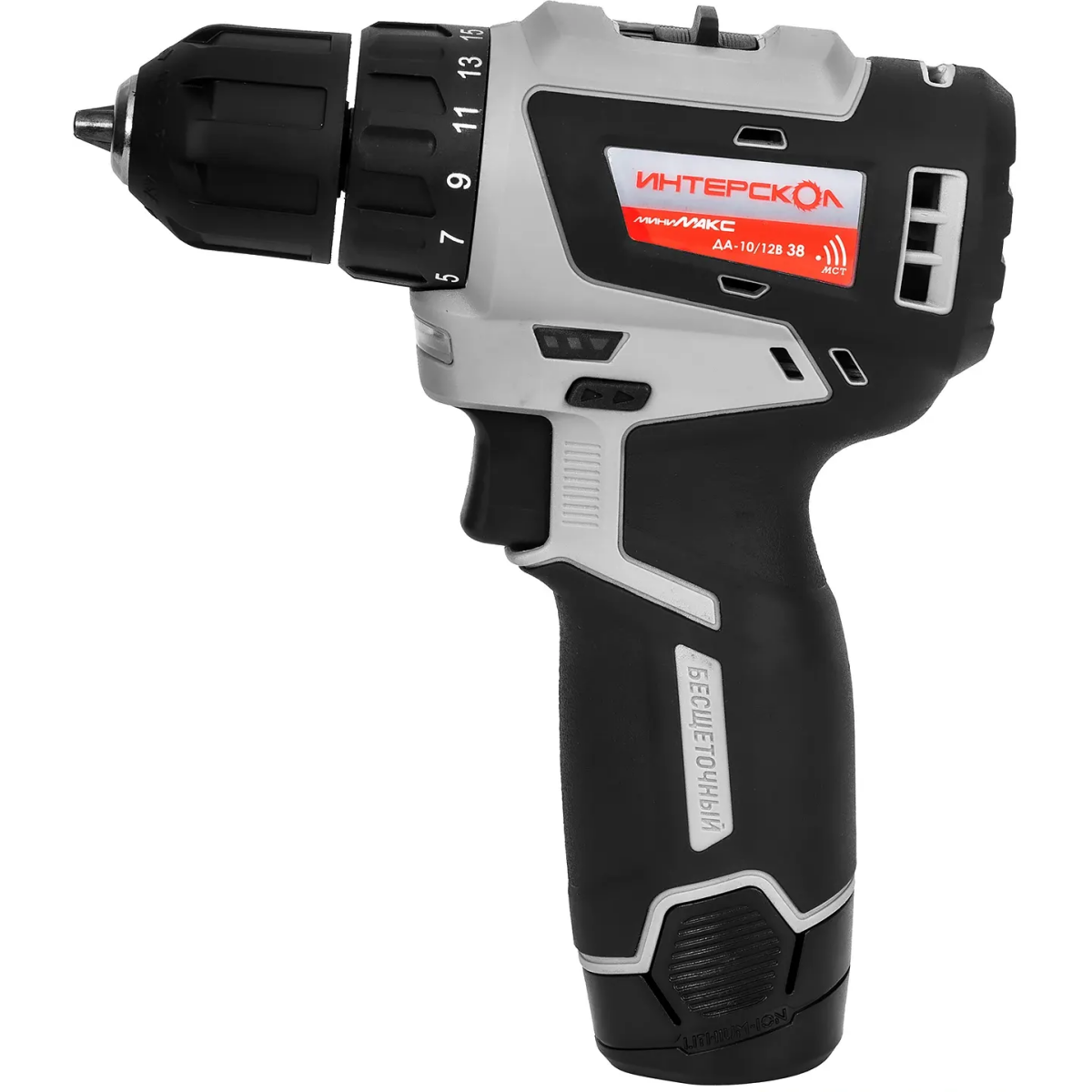 Дрель Интерскол ДА-10/12В (757.3.2.46) - фото 2