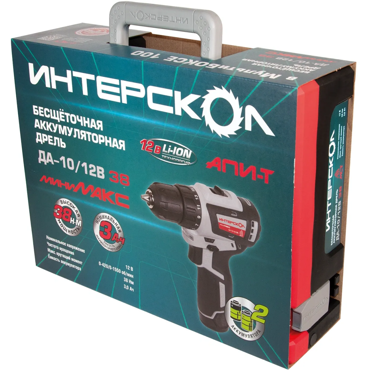 Дрель Интерскол ДА-10/12В (757.3.2.46) - фото 5