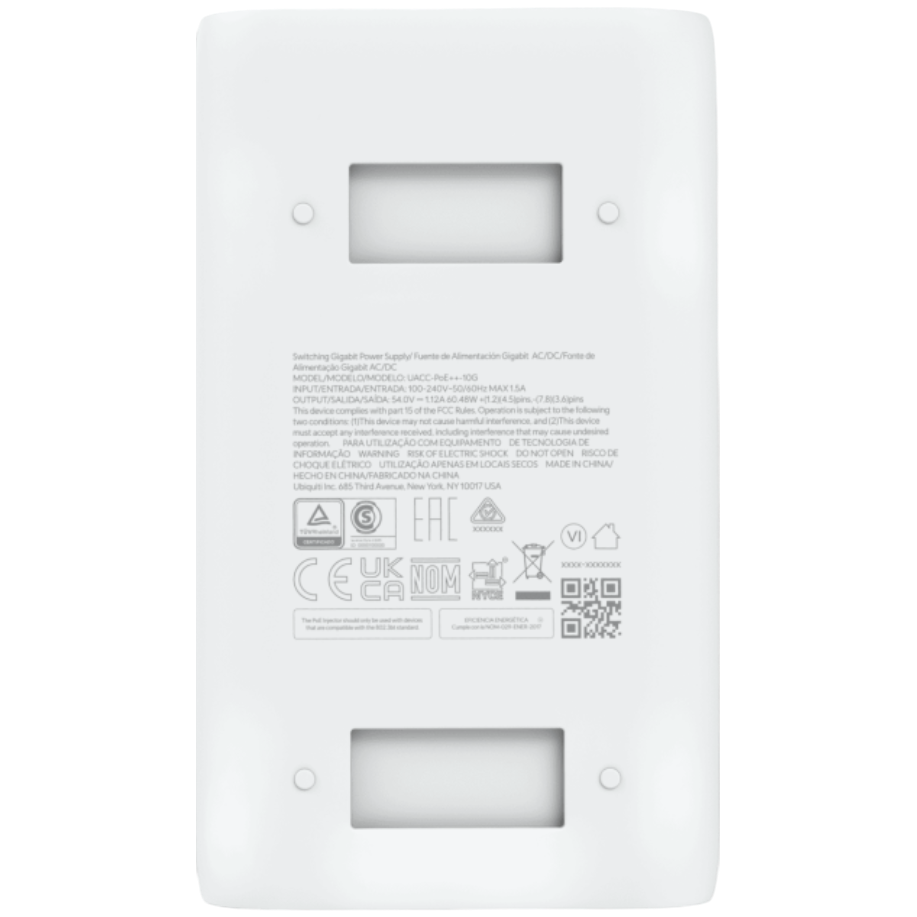 PoE инжектор Ubiquiti PoE-54-60W-10G - UACC-PoE++-10G - фото 3