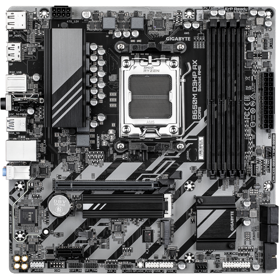 Материнская плата Gigabyte B650M D3HP AX (rev. 1.3)