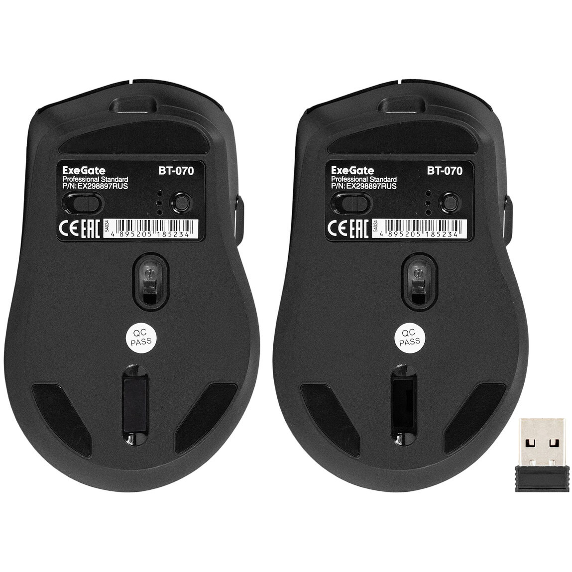 Мышь ExeGate Professional Standard BT-070 Black - EX298897RUS - фото 7