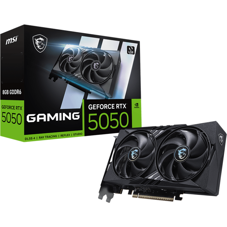 Видеокарта NVIDIA GeForce RTX 5050 MSI 8Gb (RTX 5050 8G GAMING) - фото 5