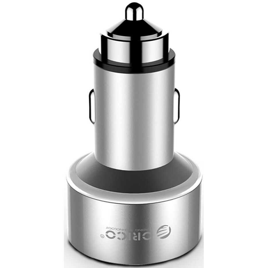 Автомобильное зарядное устройство Orico UPC-2U-SV-BP Silver - ORICO-UPC-2U-SV-BP - фото 4