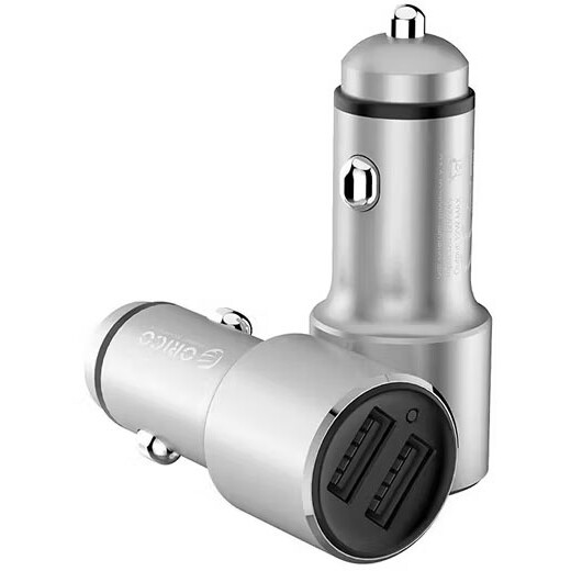 Автомобильное зарядное устройство Orico UPJ-2U-SV-BP Silver - ORICO-UPJ-2U-SV-BP