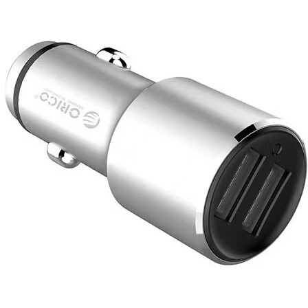 Автомобильное зарядное устройство Orico UPJ-2U-SV-BP Silver - ORICO-UPJ-2U-SV-BP - фото 2