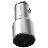 Автомобильное зарядное устройство Orico UPJ-2U-SV-BP Silver (ORICO-UPJ-2U-SV-BP)