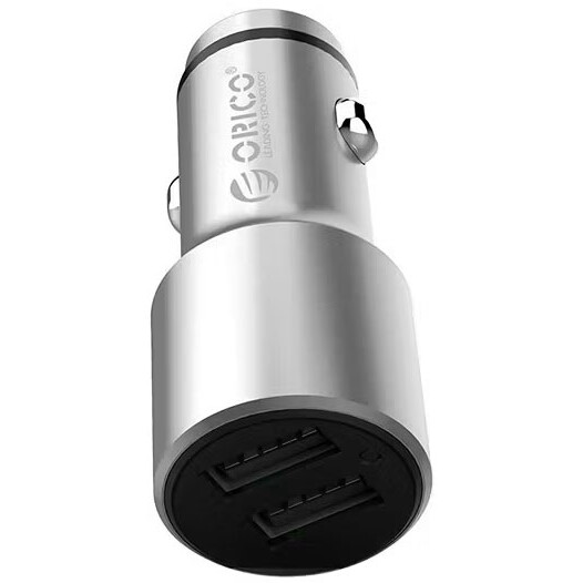 Автомобильное зарядное устройство Orico UPJ-2U-SV-BP Silver - ORICO-UPJ-2U-SV-BP - фото 3