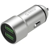 Автомобильное зарядное устройство Orico UPM-2U-GY-BP Silver (ORICO-UPM-2U-GY-BP)