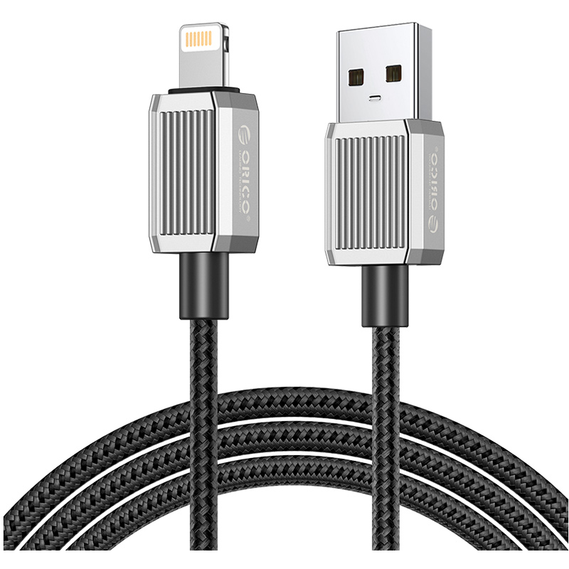 Кабель USB - Lightning, 1.5м, Orico GQZ12-15-BK-BP Black