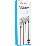 Кабель USB - Lightning, 1.5м, Orico GQZ12-15-BK-BP Black