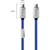Кабель USB Type-C - USB Type-C, 1м, Orico 240B1-40-10-BL-BP (ORICO-240B1-40-10-BL-BP)