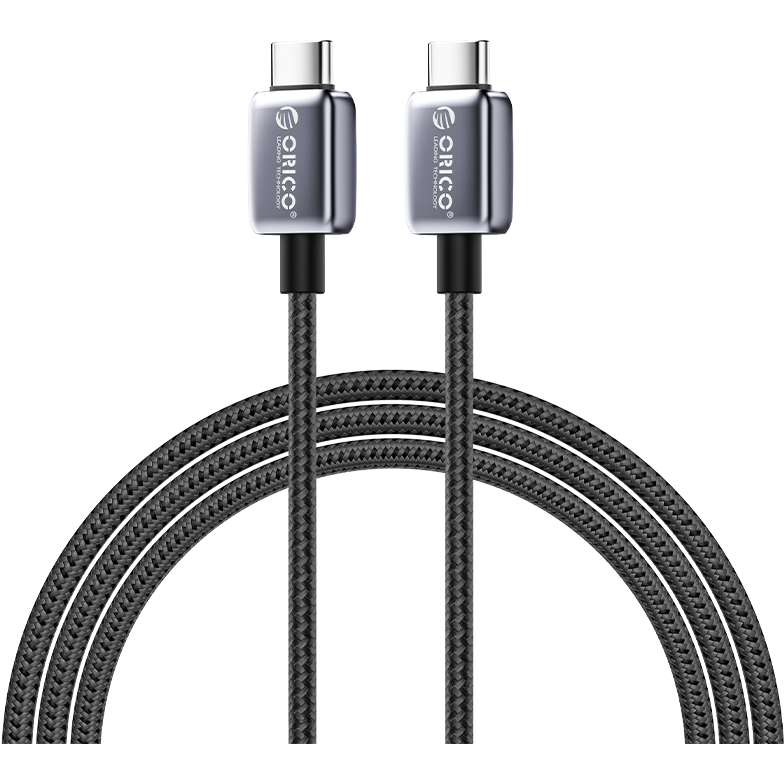 Кабель USB Type-C - USB Type-C, 2м, Orico GQZB100-20-BK-BP - ORICO-GQZB100-20-BK-BP