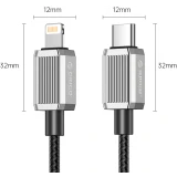 Кабель USB Type-C - Lightning, 1м, Orico GQZ29-10-BK-BP