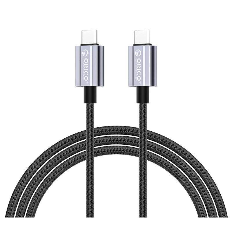 Кабель USB Type-C - USB Type-C, 1.5м, Orico GQA100-15-BK-BP - ORICO-GQA100-15-BK-BP