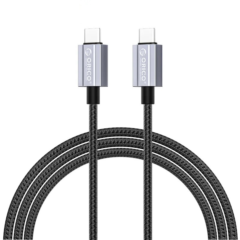 Кабель USB Type-C - USB Type-C, 2м, Orico GQA60-20-BK-BP - ORICO-GQA60-20-BK-BP
