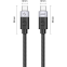 Кабель USB Type-C - USB Type-C, 0.5м, Orico CC240-20-05-BK-BP - ORICO-CC240-20-05-BK-BP - фото 2