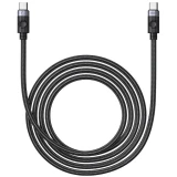 Кабель USB Type-C - USB Type-C, 1м, Orico C2CZ-10-BK-BP (ORICO-C2CZ-10-BK-BP)