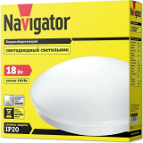 Светильник Navigator NBL-R1-18-4K-IP20-LED (71577)