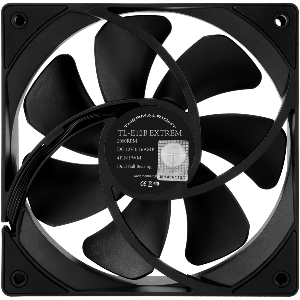 Вентилятор для корпуса Thermalright TL-E12B EXTREM V3 - фото 2