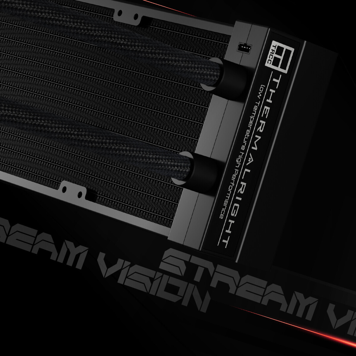Система жидкостного охлаждения Thermalright Stream Vision 360 Black - S-VISION-360-BL - фото 9