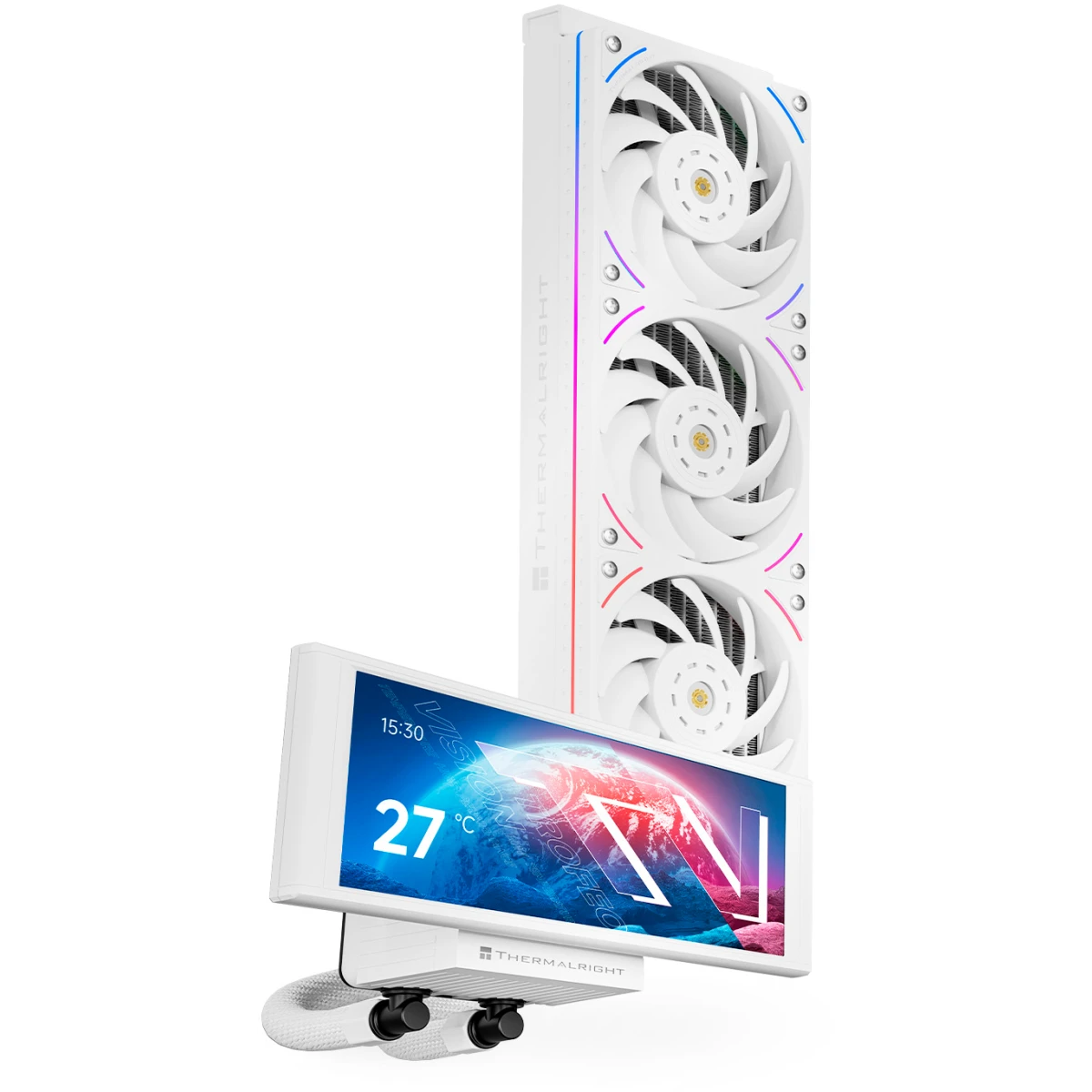 Система жидкостного охлаждения Thermalright Trofeo Vision 360 ARGB White - TRF-VISION-360-WH - фото 2