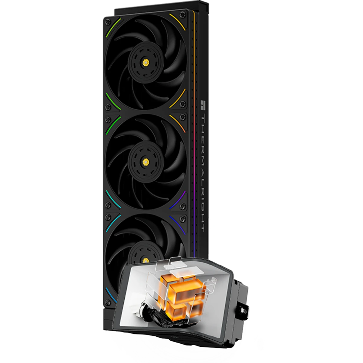 Система жидкостного охлаждения Thermalright Wonder Vision 360 UB ARGB Black - WDR-VISION-360-BL - фото 2