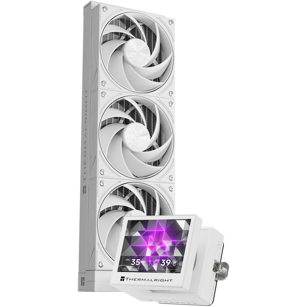 Система жидкостного охлаждения Thermalright Stream Vision 360 White - S-VISION-360-WH