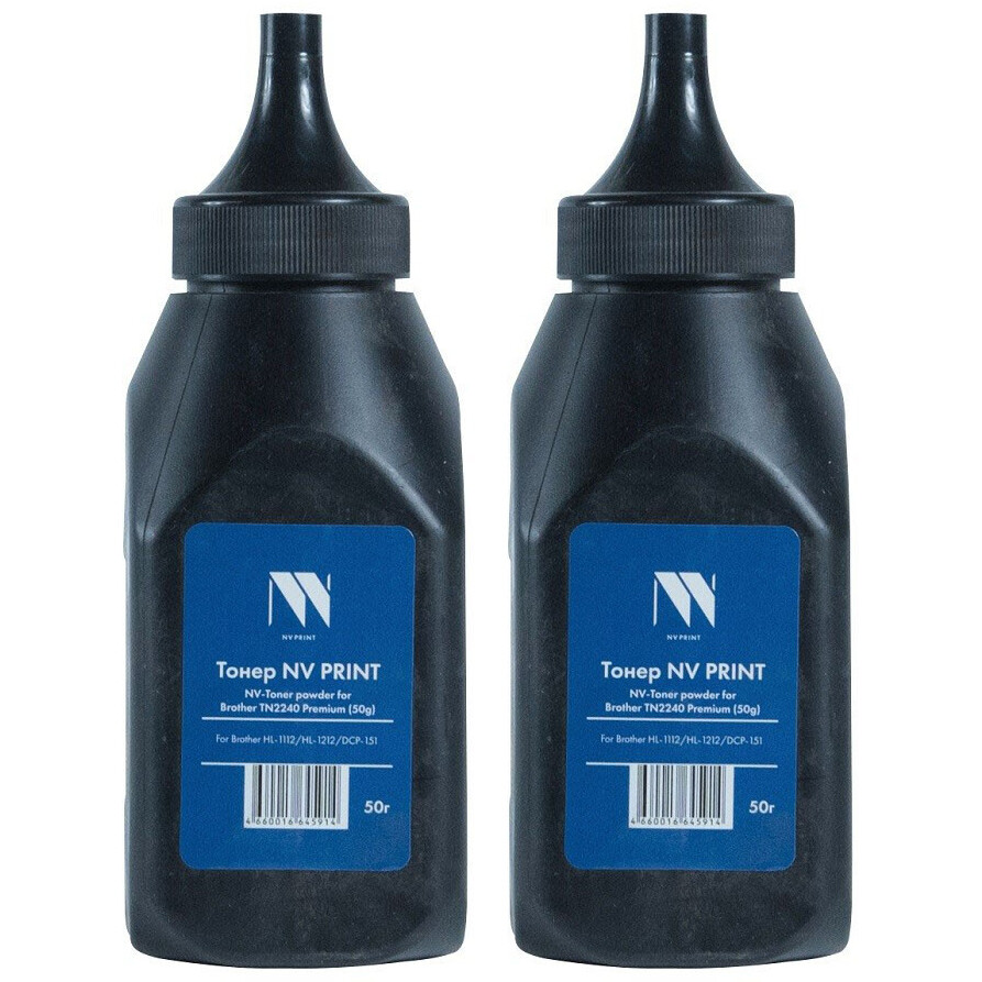 Тонер NV Print TN2240-PR-50G/2 Black - NV-TN2240-PR-50G/2