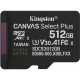 Карта памяти 512Gb MicroSD Kingston Canvas Select Plus (SDCS3/512GBSP)