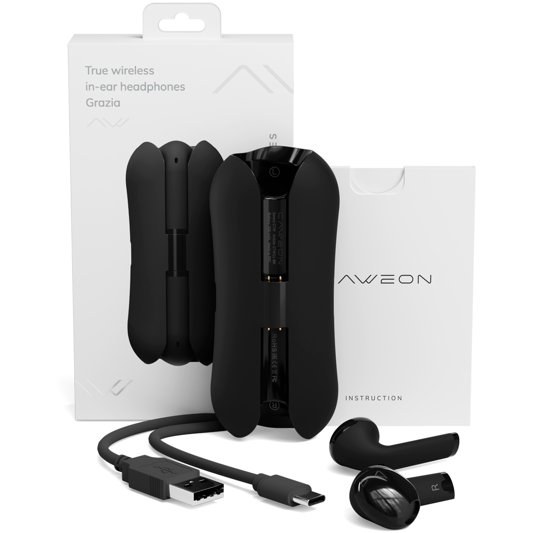 Гарнитура Caweon Grazia Black - CTW11-BK - фото 11