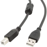 Кабель USB A (M) - USB B (M), 1м, Cablexpert CCF-USB2-AMBM-1M