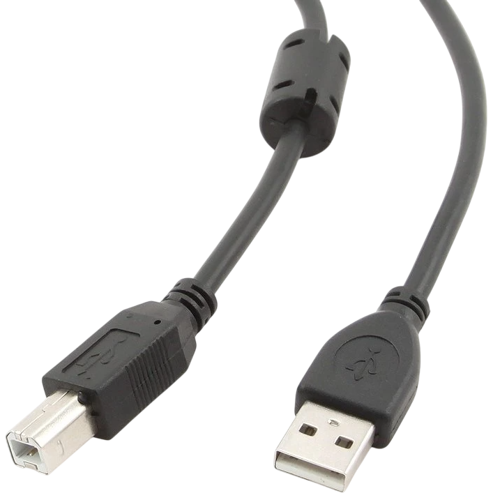 Кабель USB A (M) - USB B (M), 1м, Cablexpert CCF-USB2-AMBM-1M