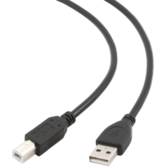 Кабель USB A (M) - USB B (M), 1м, Cablexpert CCP-USB2-AMBM-1M - фото 2