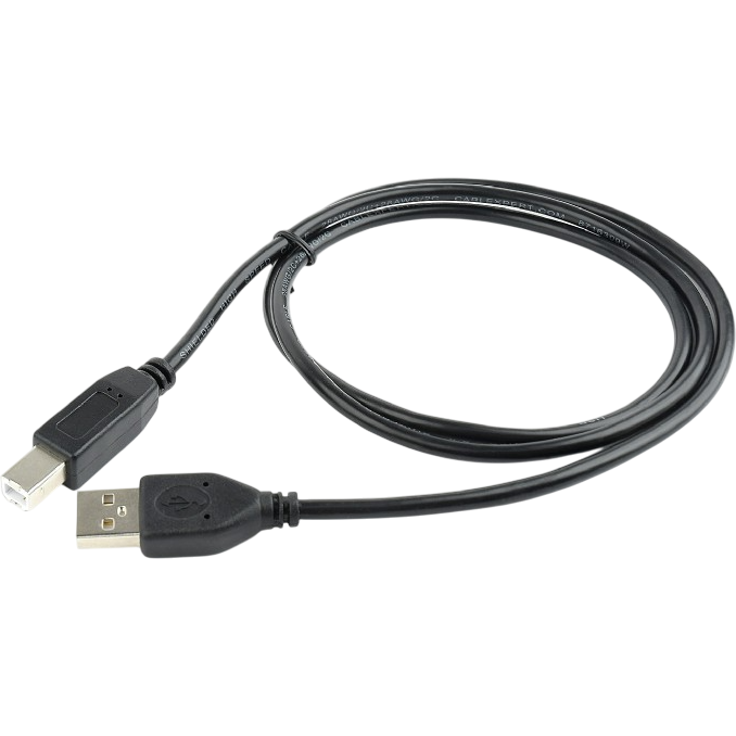Кабель USB A (M) - USB B (M), 1м, Cablexpert CCP-USB2-AMBM-1M - фото 4