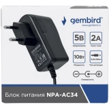 Адаптер питания Gembird NPA-AC34