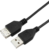 Кабель удлинительный USB A (M) - USB A (F), 3м, Гарнизон GCC-USB2-AMAF-3M