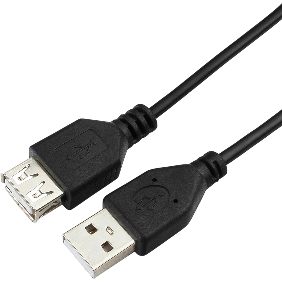 Кабель удлинительный USB A (M) - USB A (F), 4.5м, Гарнизон GCC-USB2-AMAF-4.5M