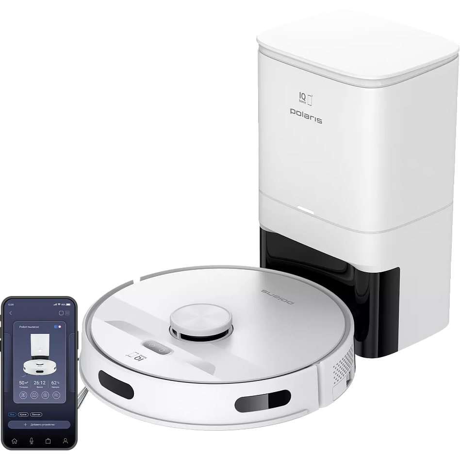 Робот-пылесос Polaris PVCRDC G2 6002 Wi-Fi IQ Home